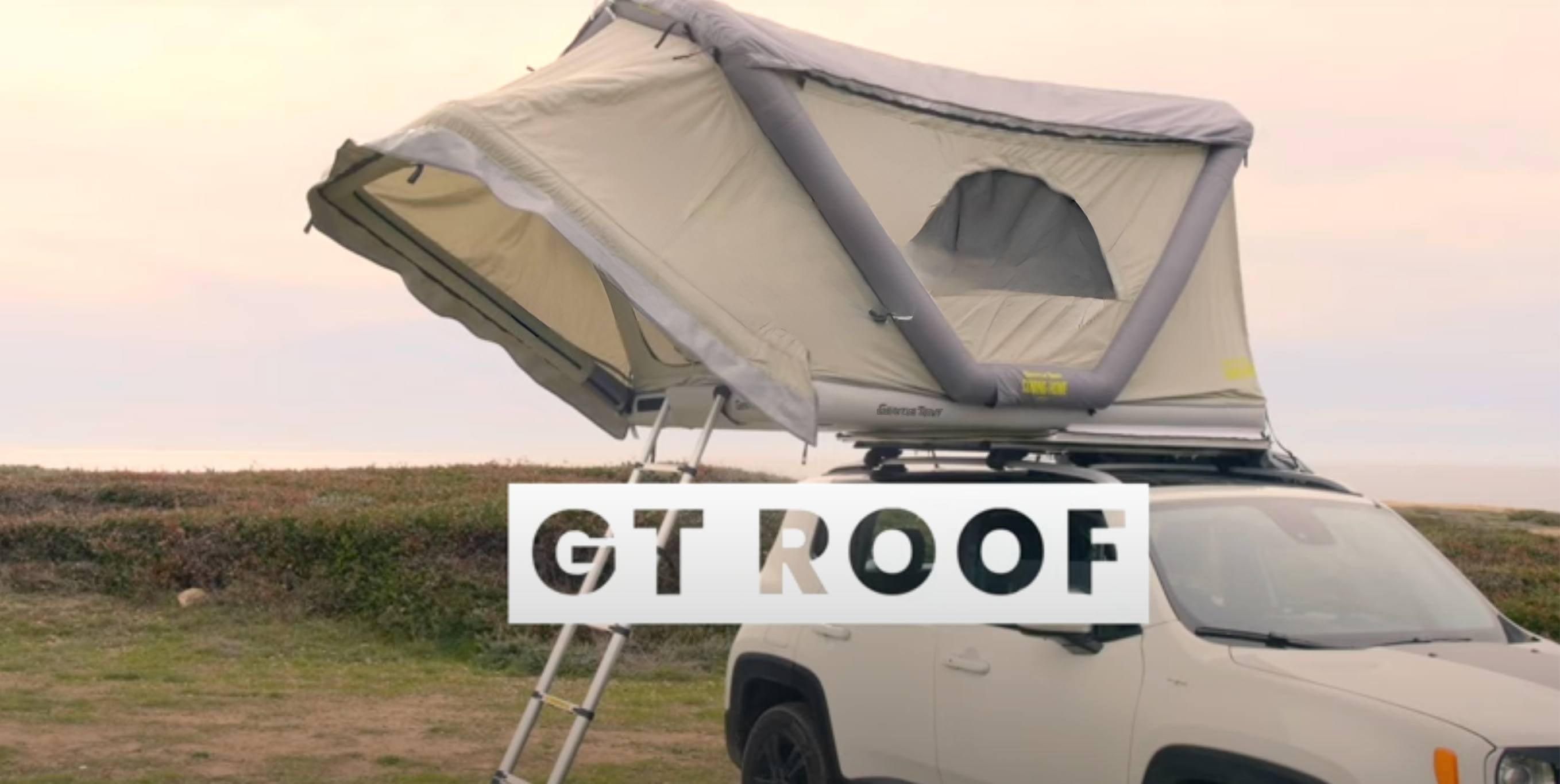 Load video: Video manual for setting up and taking down the GT ROOF rooftop tent